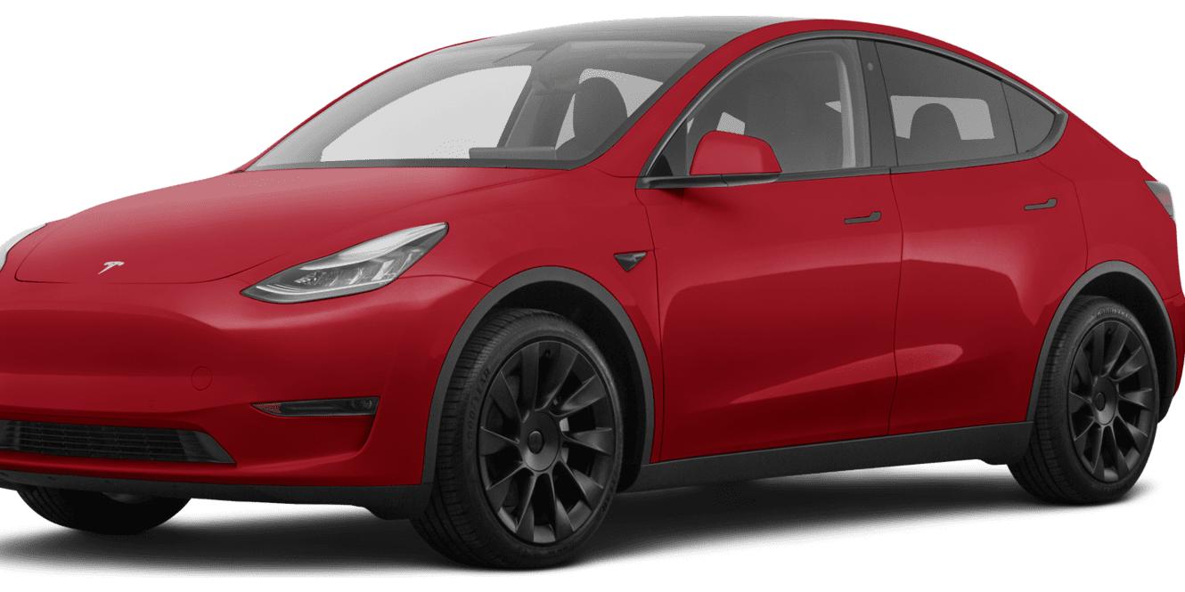 TESLA MODEL Y 2021 5YJYGDEE9MF086605 image